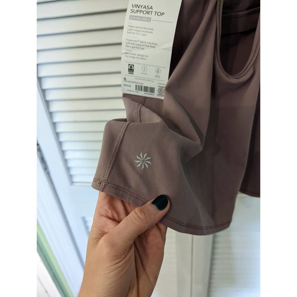 NWT Athleta Vinyasa Support Top Small - Picture 4 of 6